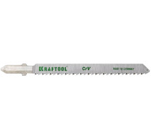 Пилки по дереву KRAFTOOL T101B чистый рез, шаг 2,5мм, 75мм, 2 шт. 159511-2,5
