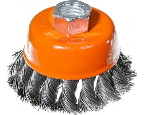 Щетка для УШМ Sturm 5 240 201 чашка м14, d65мм, витая стальная проволока 5240201
