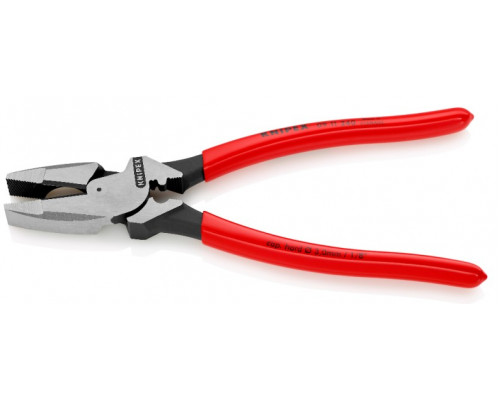 Плоскогубцы KNIPEX KN-0911240SB Lineman's электромонтажные с зоной обжима, 240 мм