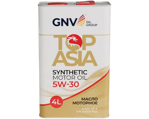 Масло моторное GNV Top Asia 5W30 4 л (металл. канистра) GTA1011904020010530004