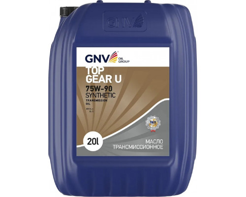 Масло трансмиссионное GNV Top Gear U Synthetic 75W90 GL-4/5 20 л GTG1U72015G45007590020