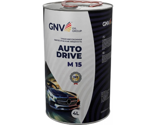 Масло трансмиссионное GNV Auto Drive M 15 4 л GADM115012610012130004