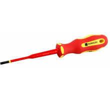 Отвертка диэлектрическая шлицевая Norgau 4,0х100мм vde slim n172 067063140