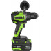 Дрель-шуруповерт аккумуляторная GREENWORKS GD24DD90 24V, 2 АКБ 4Ач и ЗУ 3707507CUD