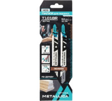 Пилки по дереву METALLICA Optima T101BR 100/75мм шаг 2,5мм, HCS обрат/зуб, чист. рез, 2шт 907740