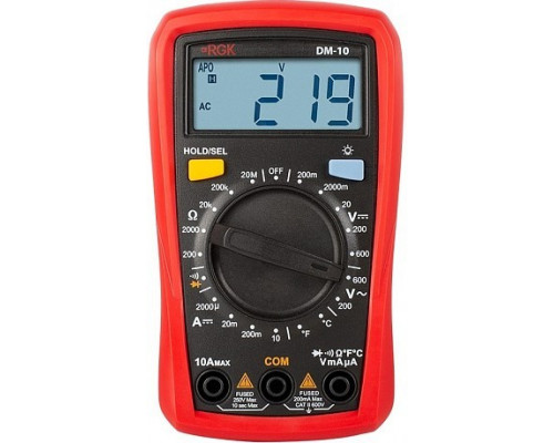 Мультиметр цифровой RGK DM-10 (776554)