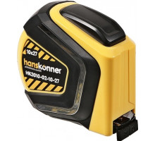 Рулетка HANSKONNER HK2010-02-10-27 противоудар.обрезин.корпус, магнит
