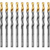 Сверло по металлу Denzel HSS-Tin, Golden Tip 5 мм, 10 шт 717213