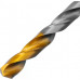 Сверло по металлу Denzel Р6М5, Golden Tip спиральное 7,0x109мм 718237