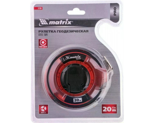 Рулетка геодезическая MATRIX 31280, 20 м х 12,5 мм