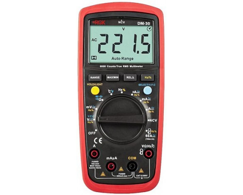 Мультиметр цифровой RGK DM-30 с поверкой 779654