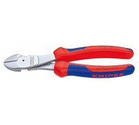 Бокорезы KNIPEX KN-7405180SB особо мощные, 180 мм, хром, 2-комп. ручки