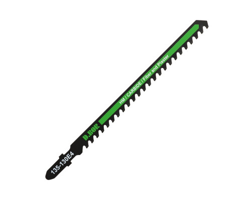 Пилки для абразивных материалов D.BOR 105/130*4 мм HM / CARBIDE / Fiber and Plaster (T341HM) (1 шт.) D-135-130E4-01