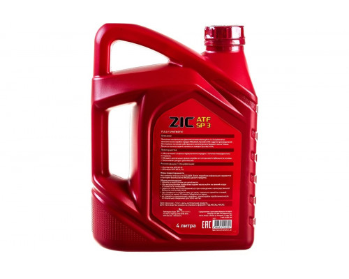 Масло трансмиссионное ZIC ATF SP 3 4 л 162627