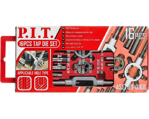 Набор для восстановления резьбы P.I.T. ASET09-016B, 16 шт.