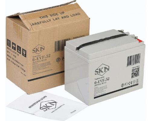 Аккумулятор SKN 6-EVF-52 тяговый 12V 55A/H C5