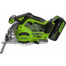 Пила циркулярная аккумуляторная GREENWORKS GD24CS165 24V, АКБ 4Ач и ЗУ 1501607CUB
