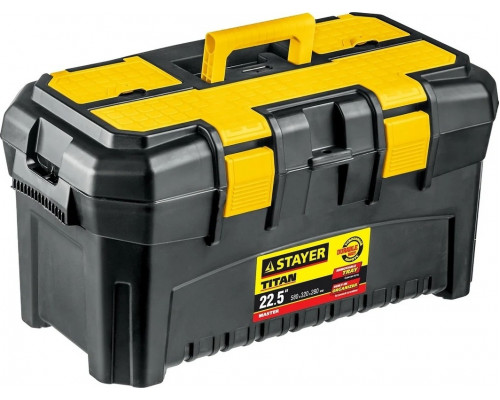 Ящик для инструмента STAYER TITAN-22 пластиковый, 38016-22
