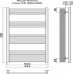 Полотенцесушитель ROYAL THERMO Casa black П21 500х1200 НС-1434013
