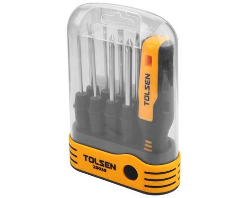 Отвертка TOLSEN TT20039s со сменными битами, 8 в 1