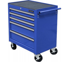 Тележка инструментальная СТАНКОИМПОРТ BTD-271051CIS blu на колесах, синяя, 5 ящиков