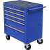 Тележка инструментальная СТАНКОИМПОРТ BTD-271051CIS blu на колесах, синяя, 5 ящиков