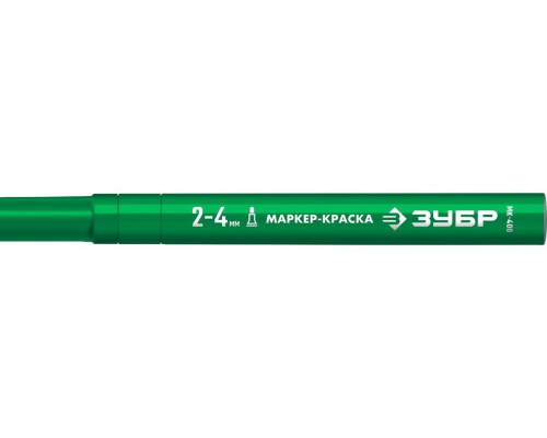 Маркер ЗУБР МК-400 круглый 2-4 мм зеленый 06325-4