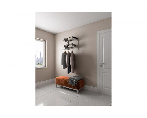 Гардеробная система ПРАКТИК HOME Basic G60 графит S70299913515