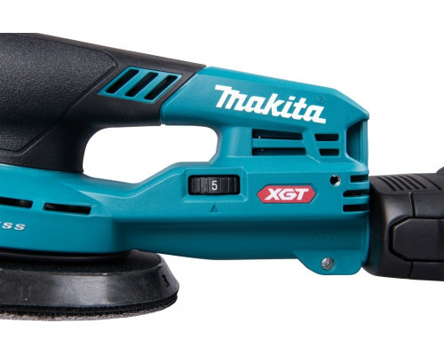 Виброшлифмашина эксцентриковая аккумуляторная MAKITA BO004CGZ с выносным аккумулятором