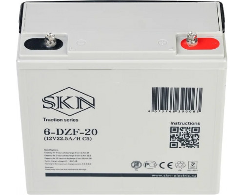 Аккумулятор SKN 6-DZF-20 тяговый 12V 22.5 А/ч (C5) 025384