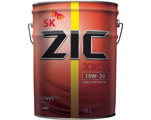 Масло моторное ZIC X3000 10W30 20 л 192600