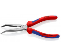 Длинногубцы KNIPEX KN-2622200SB с режущими кромками, губки 40°, 200 мм