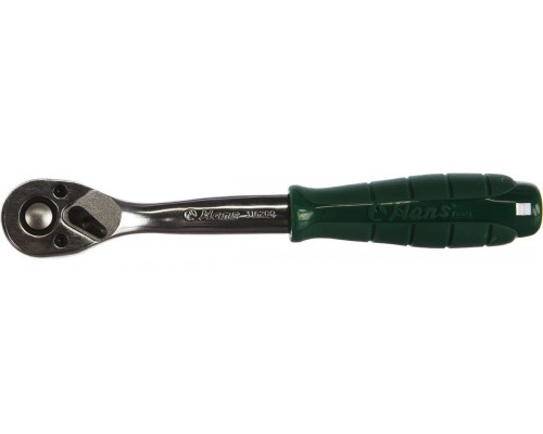 Трещотка HANS 3162GQ 3/8" с быстрым сбросом, изогнутой рукояткой, 72 зуба