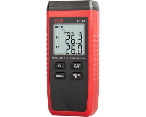 Измеритель температуры контактный RGK CT-12 + 2 шт. TR-10S
