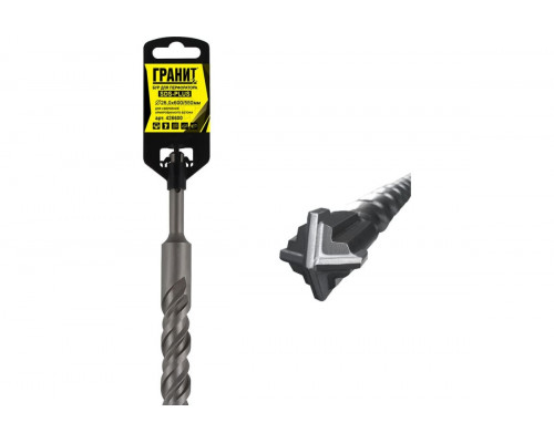 Бур SDS-plus ГРАНИТ Quadro-X 26,0х600/550 426600
