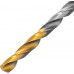 Сверло по металлу DENZEL Р6М5, Golden Tip спиральное 4,5x80мм 718231
