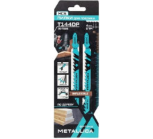 Пилки по дереву METALLICA Optima T144DP 100/75мм шаг 4мм, HCS толст., прям. рез, 2шт 907566