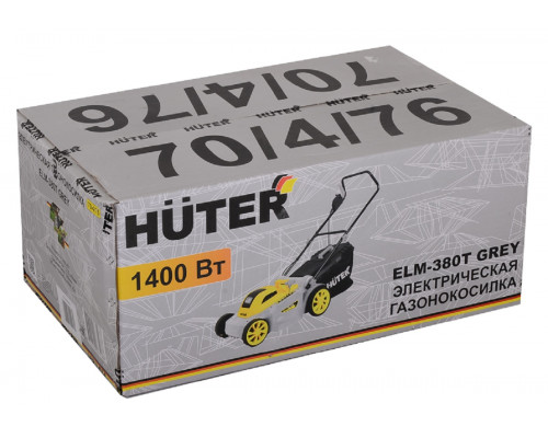 Газонокосилка электрическая HUTER ELM-380T Grey 70/4/76