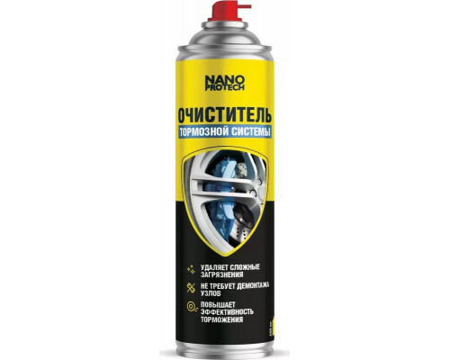 Очиститель тормозной системы NANOPROTECH 400 мл NPOT0034