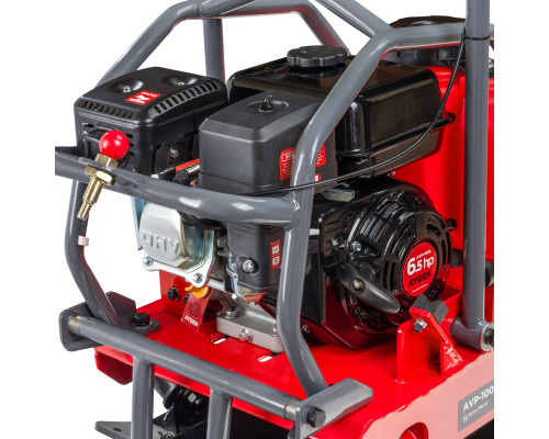 Виброплита AYGER AVP-100L бензиновая с двигателем Loncin