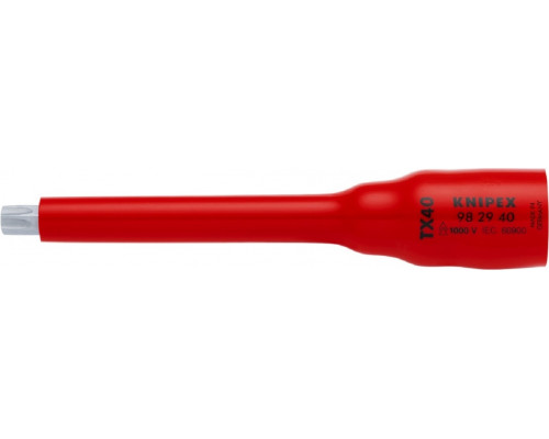 Головка торцевая диэлектрическая KNIPEX KN-982940 VDE 3/8" с битой Torx TX40