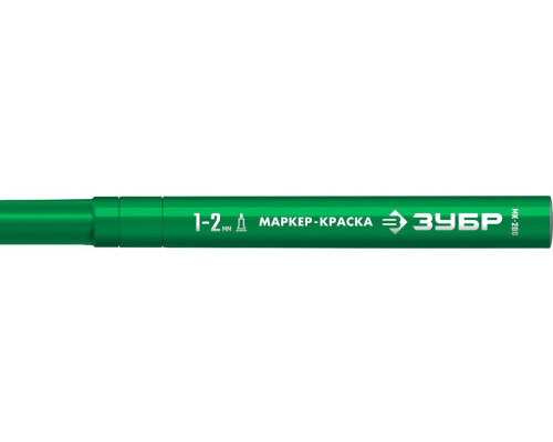 Маркер ЗУБР МК-200 1 мм, круглый, зеленый 06326-4