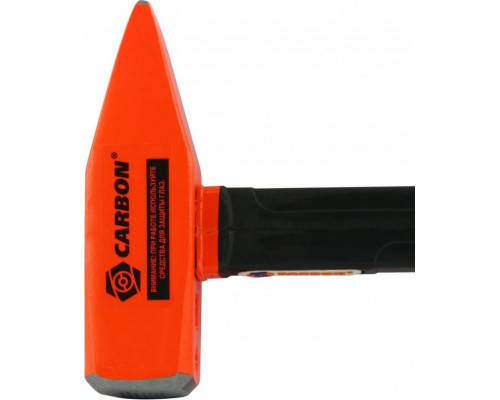 Молоток слесарный CARBON CHIMH10330 с резиновой рукояткой и стальным сердечником, 1 кг 086881