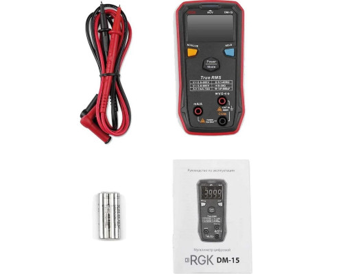 Мультиметр цифровой RGK DM-15 с поверкой 721494