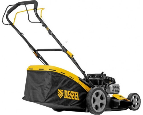 Газонокосилка бензиновая Denzel GLR-510SP-ZS с приводом, 51 см, травосборник 65 л
