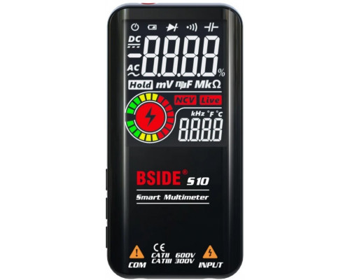 Мультиметр цифровой BSIDE S10 с цветным дисплеем