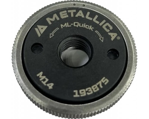 Гайка для УШМ METALLICA 193875 быстрозажимная ULTRA M14, тип b с шариковым замком