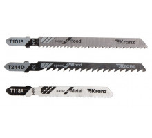 Набор пилок Kranz KR-92-0320 № 2 T101B/T118A/T244D (3 шт./уп.)
