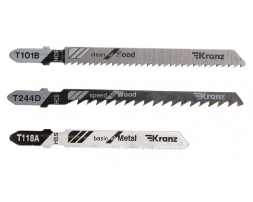 Набор пилок Kranz KR-92-0320 № 2 T101B/T118A/T244D (3 шт./уп.)