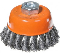 Щетка для УШМ Sturm 5 240 202 чашка м14, d75мм, витая стальная проволока 5240202